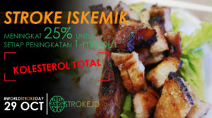 Stroke Iskemik meningkat 25% ~ Kolesterol Total